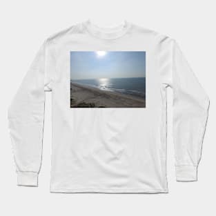 Ocean City NJ Beach in the Morning Long Sleeve T-Shirt